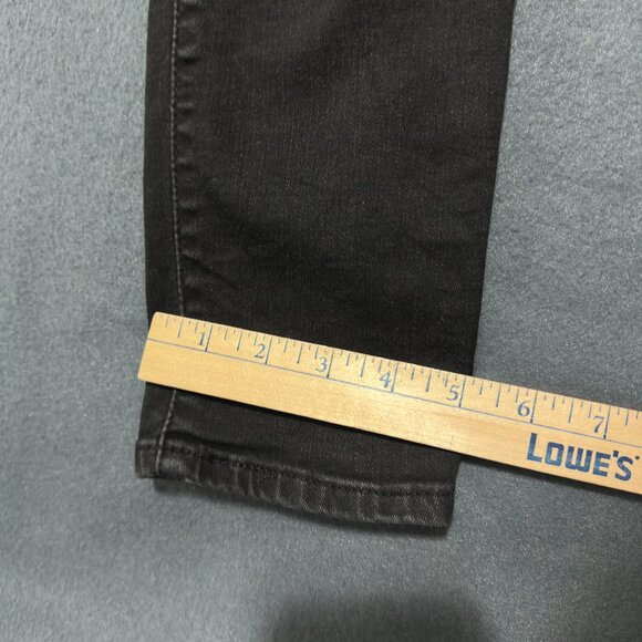 Levi's 711 Skinny Jeans Women's Size 30x30 Black Tab Dark Wash cotton blend - Picture 9 of 16
